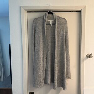 RVCA Heather Gray Open Cardigan